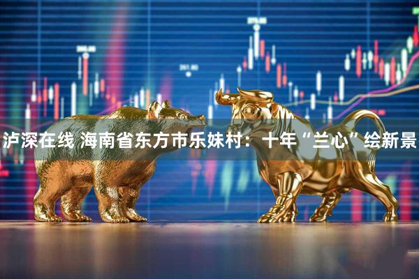 泸深在线 海南省东方市乐妹村：十年“兰心”绘新景